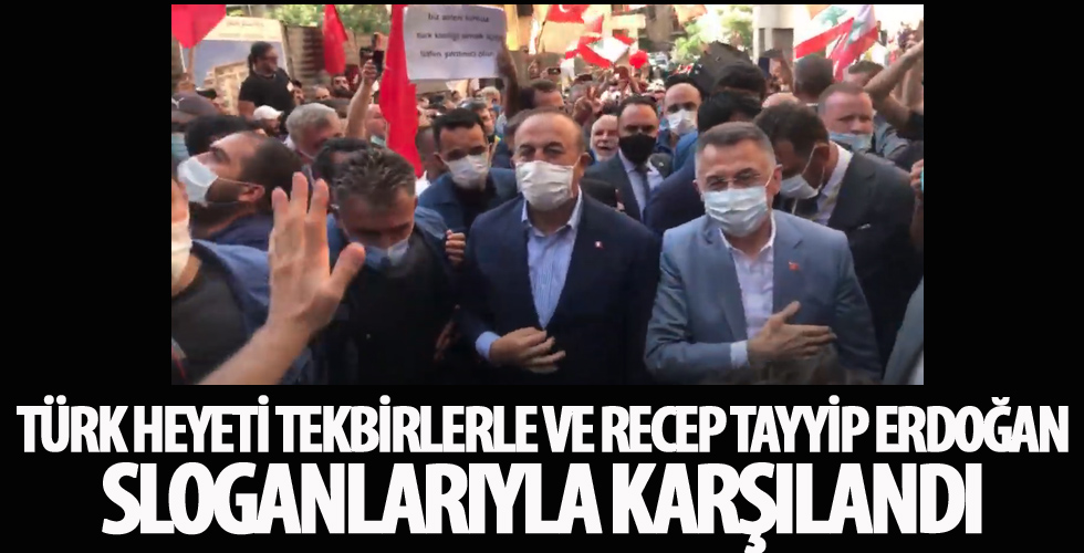 Beyrut'ta Türkiye heyecanı: Fuat Oktay ve Mevlüt Çavuşoğlu Beyrut'ta