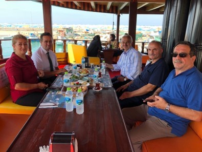 Türk Havacılık Uzay Sanayi Ve Roketsan Üst Düzey Yöneticilerinden Başkan Yanmaz'a Ziyaret