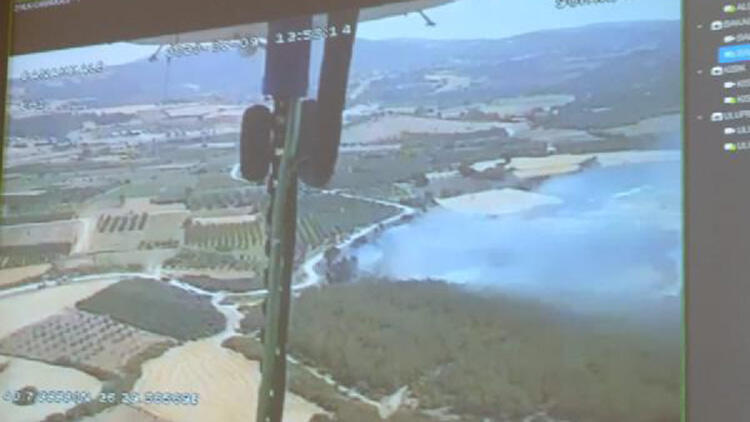 Çanakkale'de tarım arazisinde yangın!