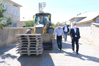 Erciş Belediyesinden Kilitli Parke Taşı Döşeme Çalışması