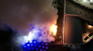 Konya'da Otel Bahçesinde Yangın Paniği