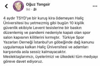 Oğuz Tongsir Açıklaması '10 Kişilik Bir Grup Spor Salonunun Kilitlerini Kırdı'