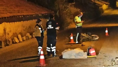 Başkent'te Virajı Alamayan Motosiklet Sürücüsü Duvara Çarptı Açıklaması 1 Ölü
