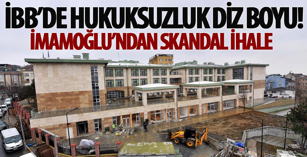 CHP'li İBB yönetimi Örnektepe Semt Konağı’nı hukuka aykırı olarak ihaleye çıkarıyor!