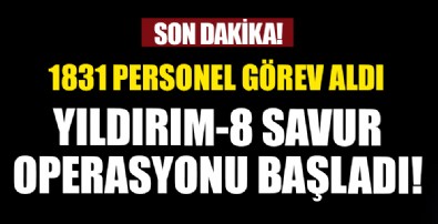 'Yıldırım-8 Savur Operasyonu' başlatıldı