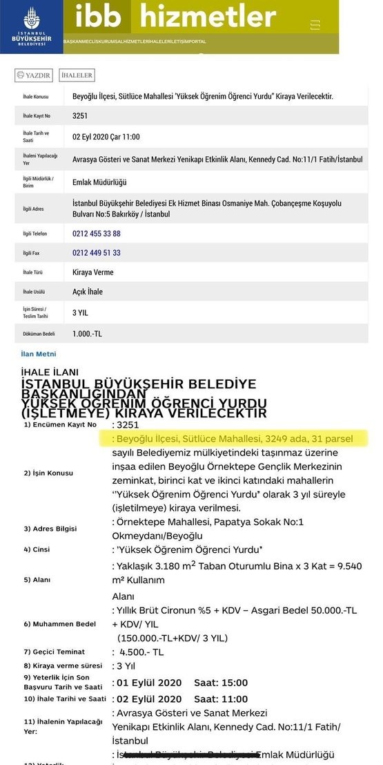 CHP'li İBB yönetimi Örnektepe Semt Konağı’nı hukuka aykırı olarak ihaleye çıkarıyor!