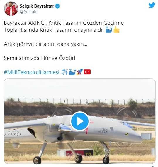 Selçuk Bayraktar müjdeyi verdi: Kritik onayı aldı