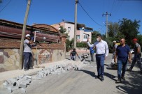 Başkan Mustafa Kayalar, Kaldırım Çalışmalarını İnceledi Haberi