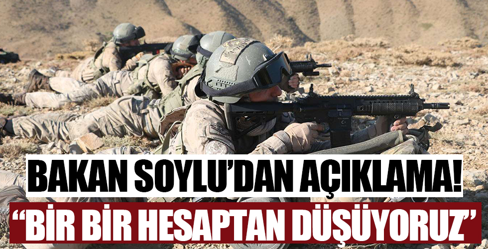 İçişleri Bakanı Süleyman Soylu: Hainleri bir bir hesaptan düşüyoruz