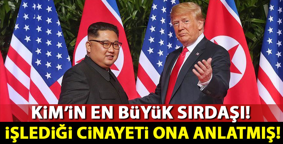 Kim Jong o sırrını Trump'a anlatmış!