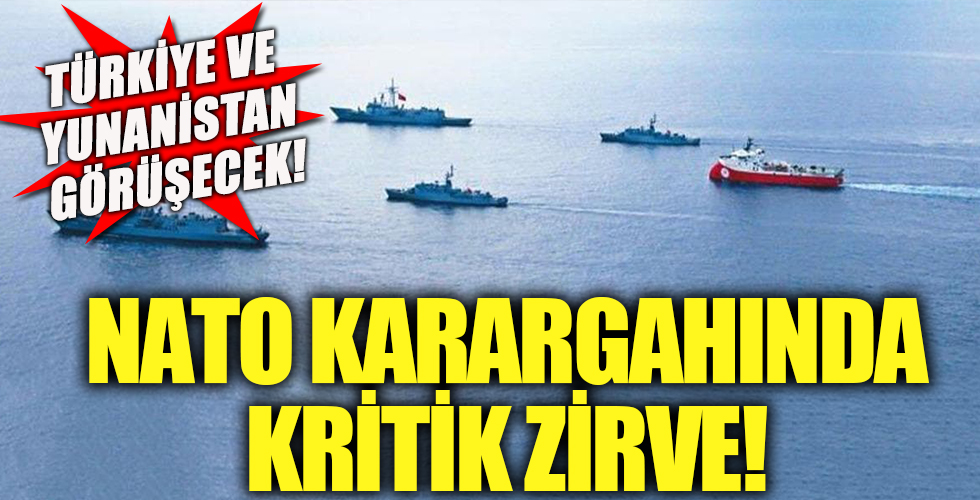 NATO karargahında kritik zirve! Türkiye ve Yunanistan görüşecek