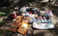 Amanoslar'da Terör Örgütüne Ait Yaşam Malzemesi Ele Geçirildi