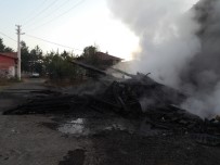 Bolu'da, Odunlukta Çıkan Yangın Eve Sıçradı