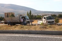 Konya'da Kamyonetler Çarpıştı Açıklaması 2 Yaralı Haberi