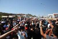 Moria Kampındaki Sığınmacılardan 'Özgürlük' Protestosu