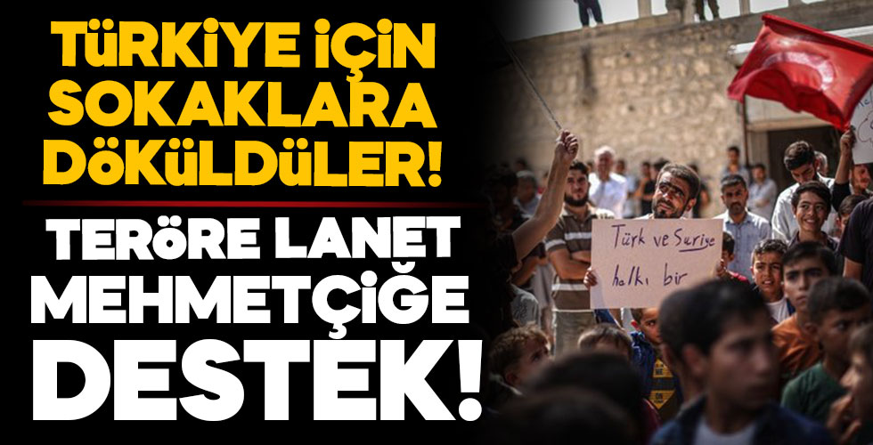 Türkiye'ye destek için sokaklara döküldüler!