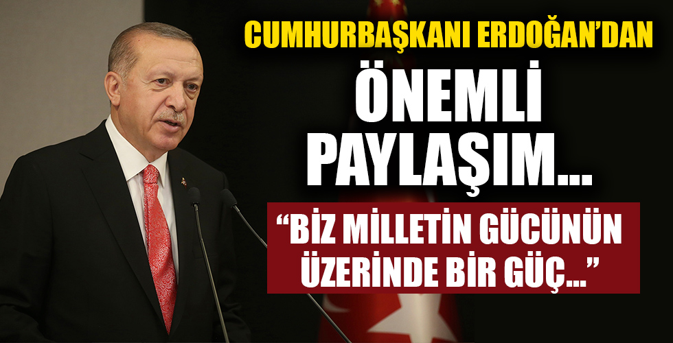 Başkan Erdoğan'dan anlamlı '12 Eylül' paylaşımı
