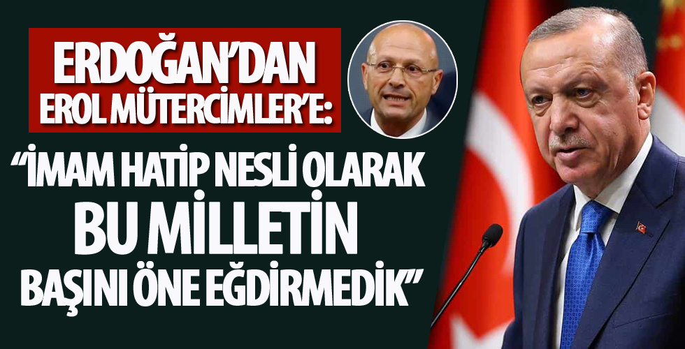 Başkan Erdoğan'dan İmam Hatiplileri hedef alanlara tepki: Milletimizin başını asla öne eğdirmeyeceğiz