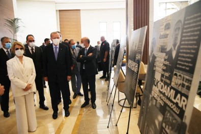 Erdoğan ve Çiller 12 Eylül fotoğraf sergisini gezdi