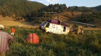 Osmaniye'deki Yangına Müdahale Eden Helikopter Acil İniş Yaptı Haberi