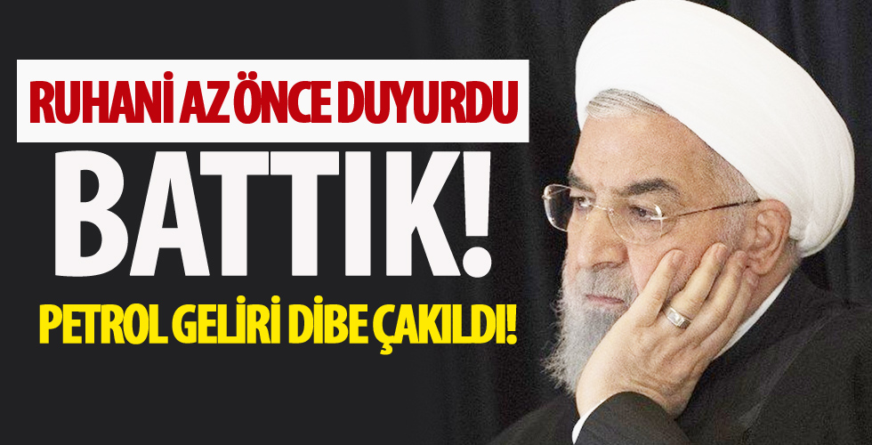 İran Cumhurbaşkanı Ruhani: Petrol gelirimiz 120 milyar dolardan 20 milyar dolara geriledi