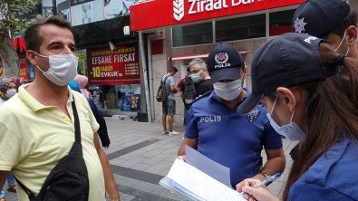 Maske Takmayan Vatandaştan Polise Tepki Açıklaması 'Senin İsmini Öğreneceğim Ben'