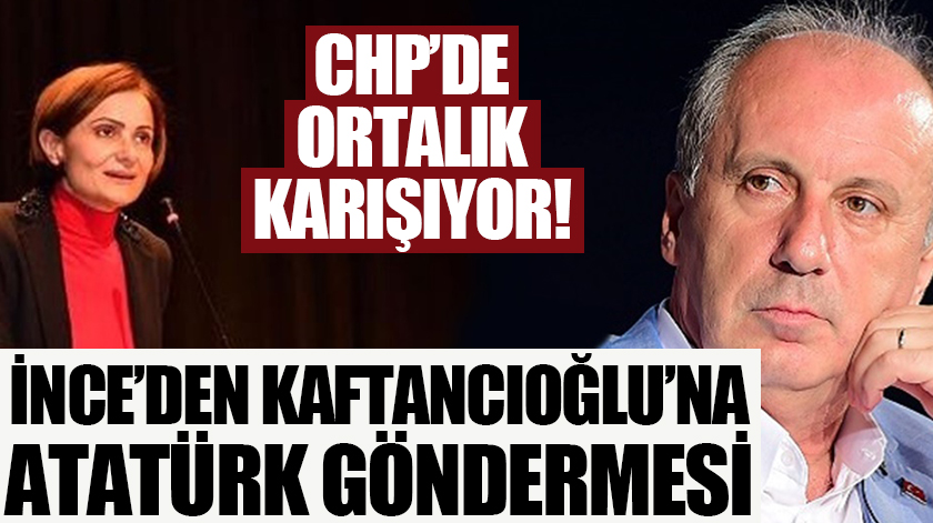 Muharrem İnce'den Kaftancıoğlu'na gönderme!