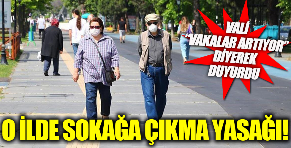 Vali 'vakalar artıyor' diyerek duyurdu!