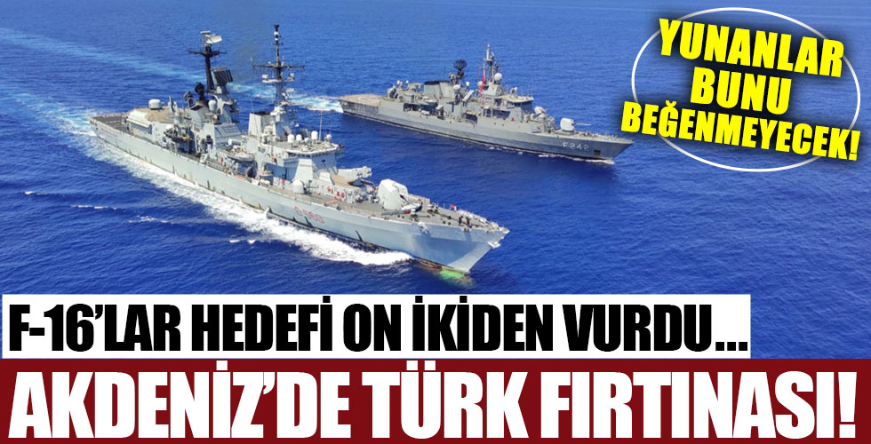 Akdeniz'de tatbikat!