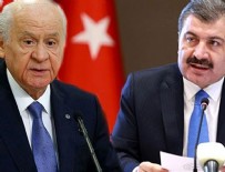 DEVLET BAHÇELİ - Bakan Koca'dan Devlet Bahçeli'ye teşekkür!