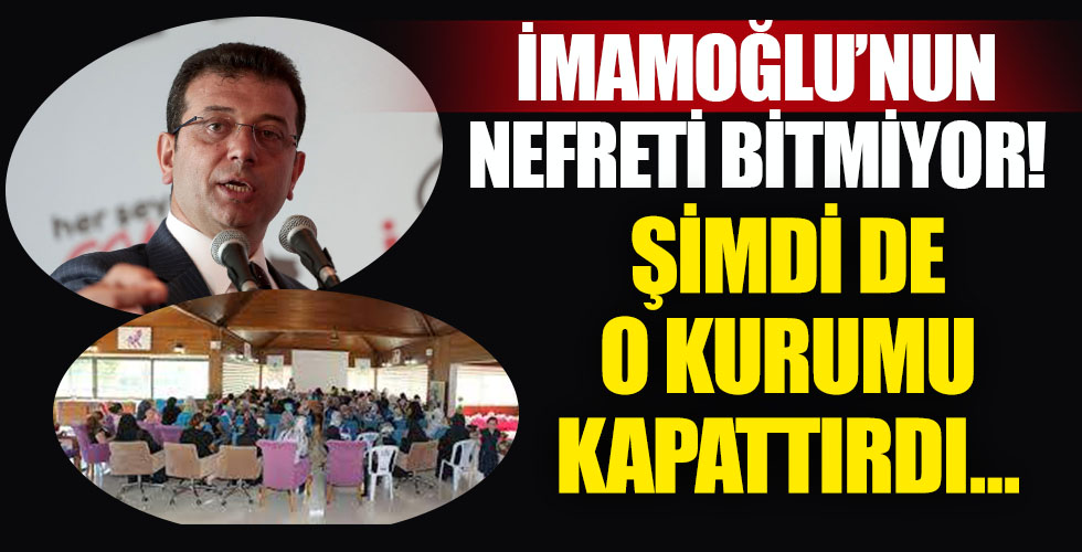İmamoğlu Başakşehir Belediyesi çalışanlarına hala kin tutuyor