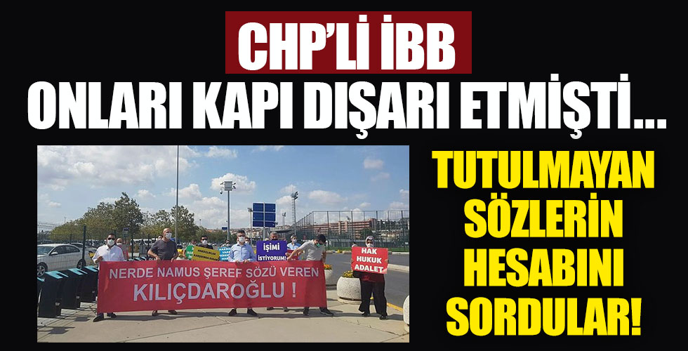 Kılıçdaroğlu ve İmamoğlu'na protesto!