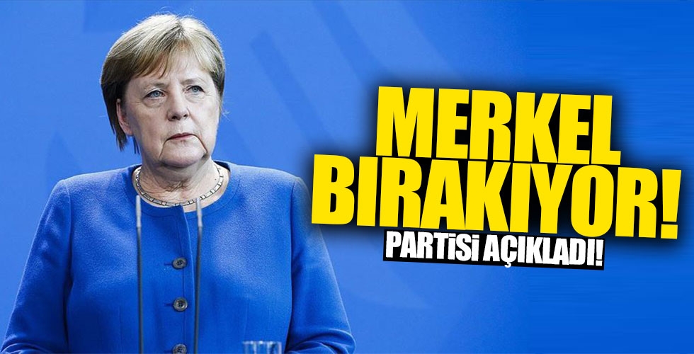 Merkel bırakıyor!