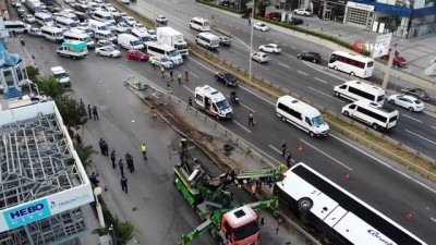 Pendik'te Devrilen Yolcu Otobüsünün Şoförü Adli Kontrol Şartıyla Serbest