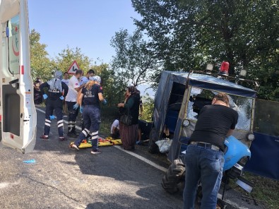 Alaplı'da Pat Pat Kazası Açıklaması 1 Yaralı