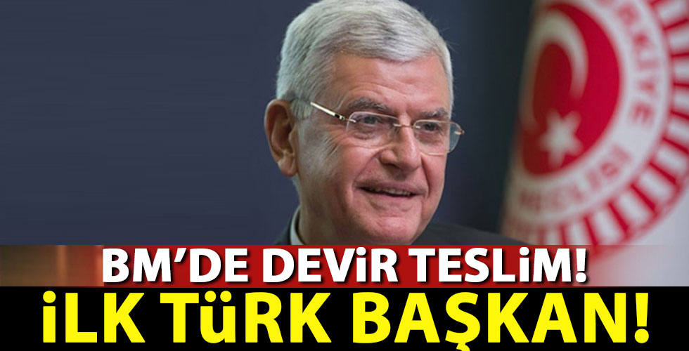 BM'de devir teslim töreni! İlk Türk Başkan!