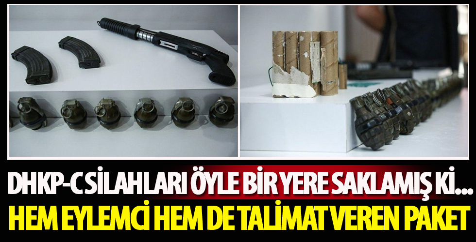 DHKP-C’nin silahları bakın nereden çıktı