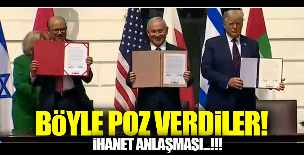 İhanet anlaşması sonrası bu pozu verdiler!