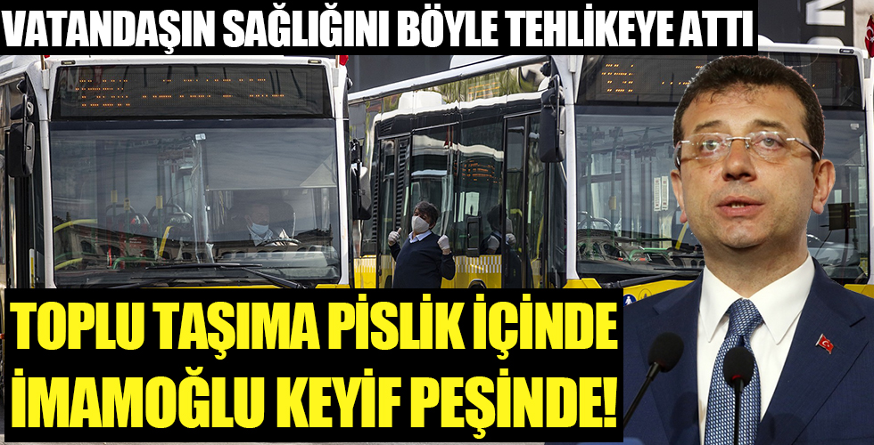 İstanbullunun çilesi bitmiyor! İETT'lerin pisliği pes dedirtti