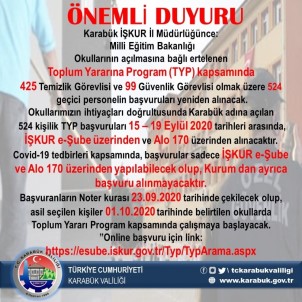 Karabük'te TYP Başvuruları Başladı