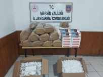 Mersin'de 102.5 Kilo Tütün Ve 31 Bin Makaron Ele Geçirildi