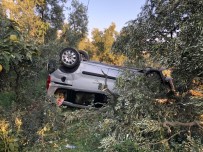 Takla Atan Araçta Aynı Aileden 5 Kişi Yaralandı