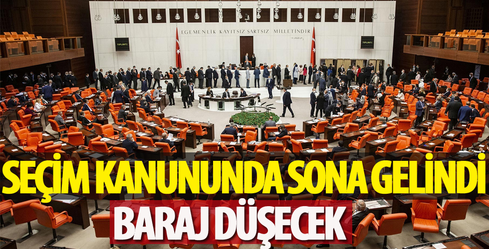 Vekil transferi ve seçim barajını düşürme çalışmalarında sona gelindi