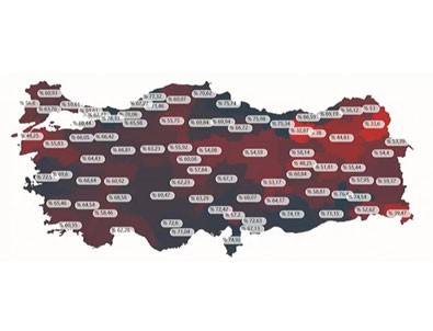 İşte Türkiye'nin yatak doluluk haritası!