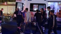 Kontrolden Çıkan Otomobil Takla Atarak Marketin Önünde Durdu Açıklaması 2'Si Ağır 3 Yaralı