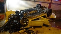 Kontrolden Çıkan Otomobil Takla Attı Açıklaması 2'Si Ağır 3 Yaralı