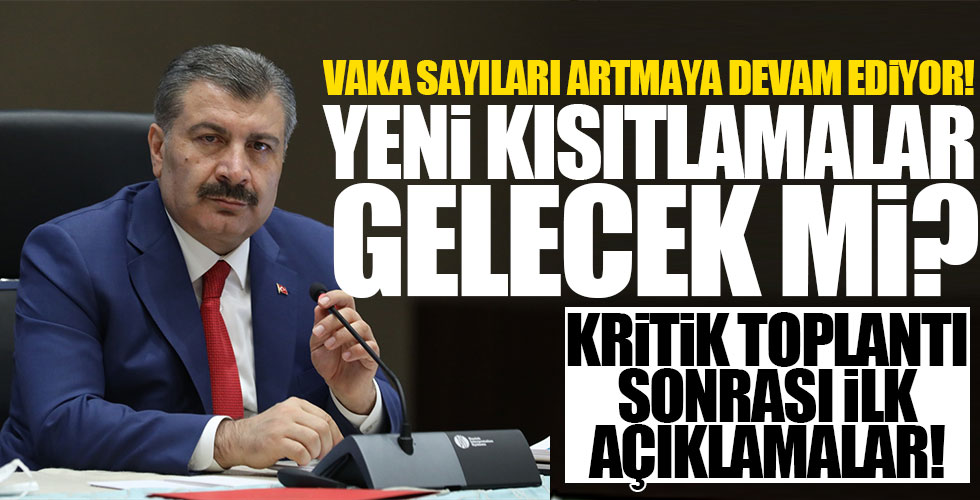 Sağlık Bakanı Koca'dan kritik açıklamalar!