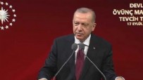 ÖVÜNÇ MADALYASI - Cumhurbaşkanı Erdoğan'dan önemli açıklamalar...
