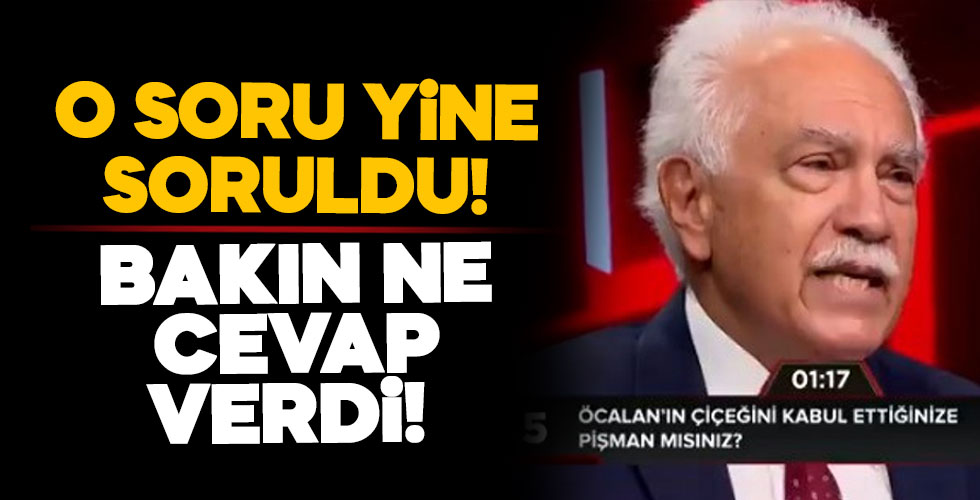 Doğu Perinçek, canlı yayında cevapladı!