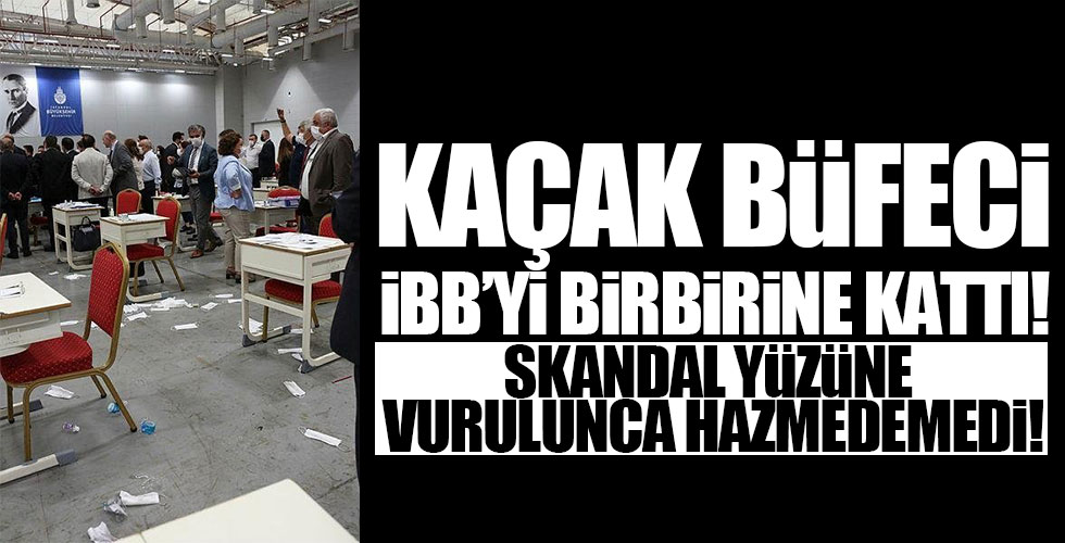 Kaçak büfeci İBB'yi karıştırdı! Tekme yumruklar havada uçuştu!